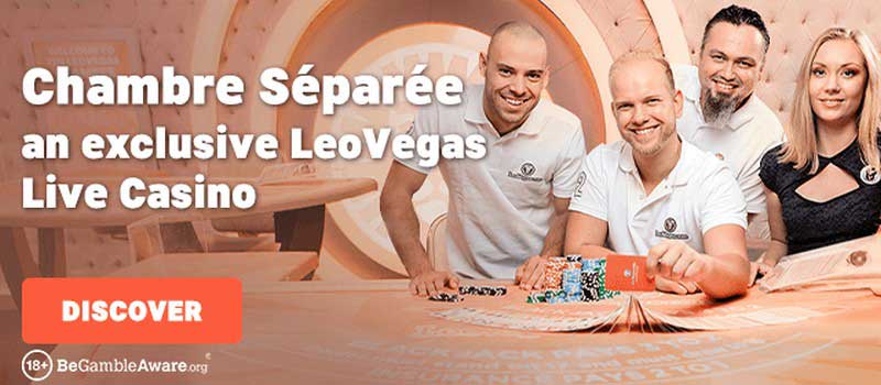 LeoVegas Live Casino Chambre Separee