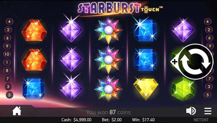 Starburst mobiel NetEnt free spins en Casino bonussen